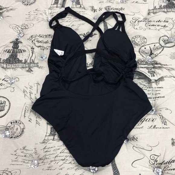 NWOT BECCA COLOR CODE ONE-PIECE SWIMSUIT - Picture 4 of 6
